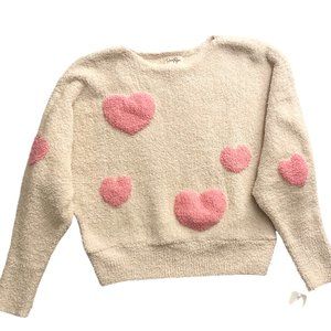 WOMAN'S PINK 💗💗 HEART SWEATER